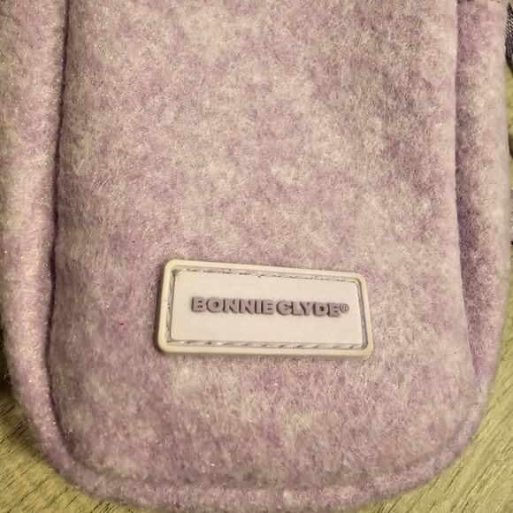 Bonnie Clyde Lavender Zip Top Small Crossbody Bag with Adjustable Strap NWOT - Picture 11 of 11